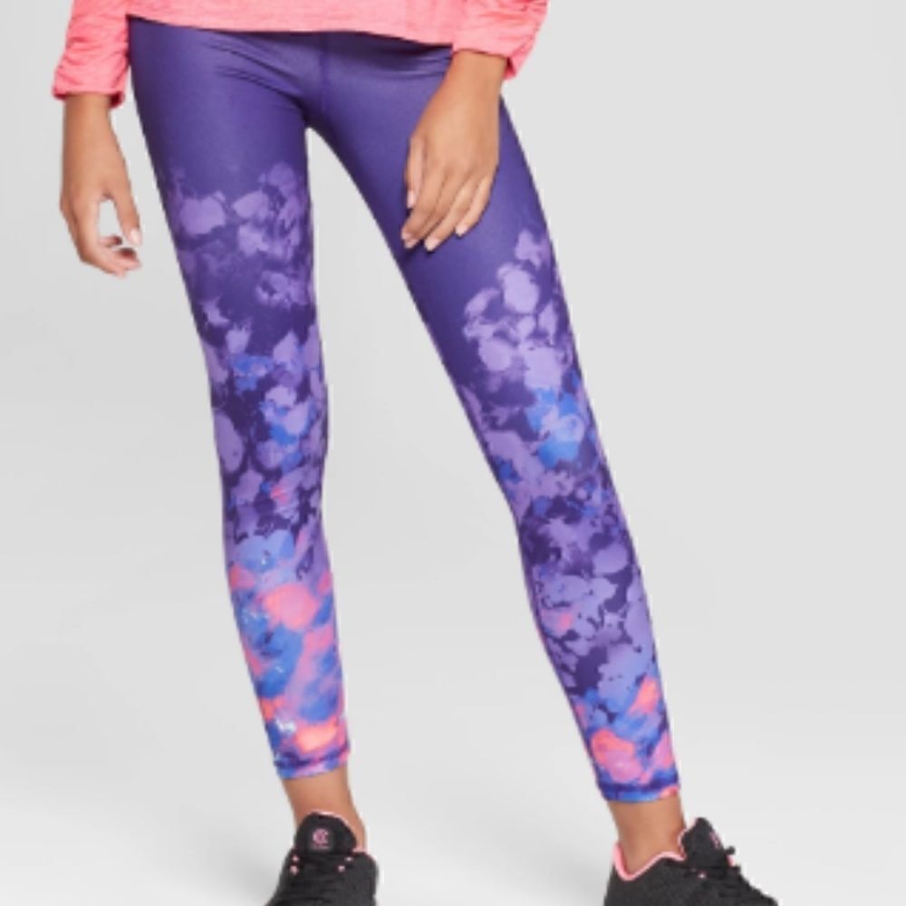 Girls' Printed Performance Leggings